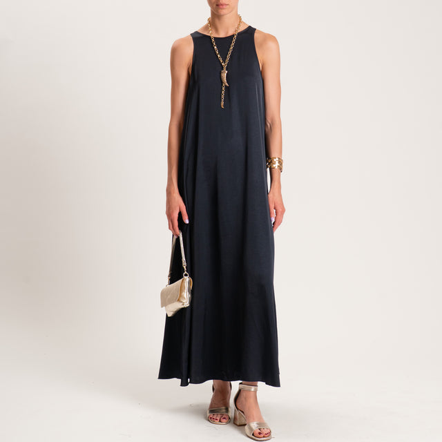 Tensione in-Abito vogatore in satin - nero