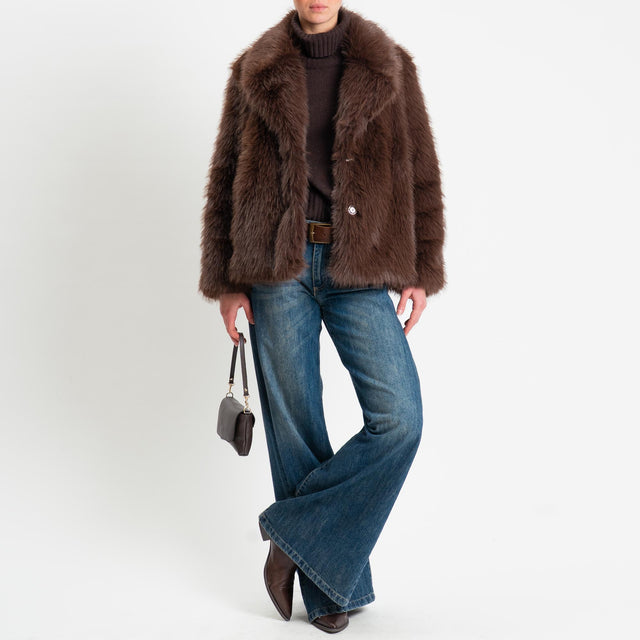 Tensione in-Ecopelliccia - moro