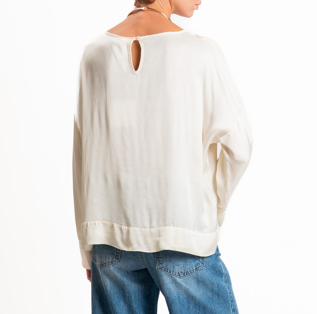 Tensione in-Blusa satin - burro