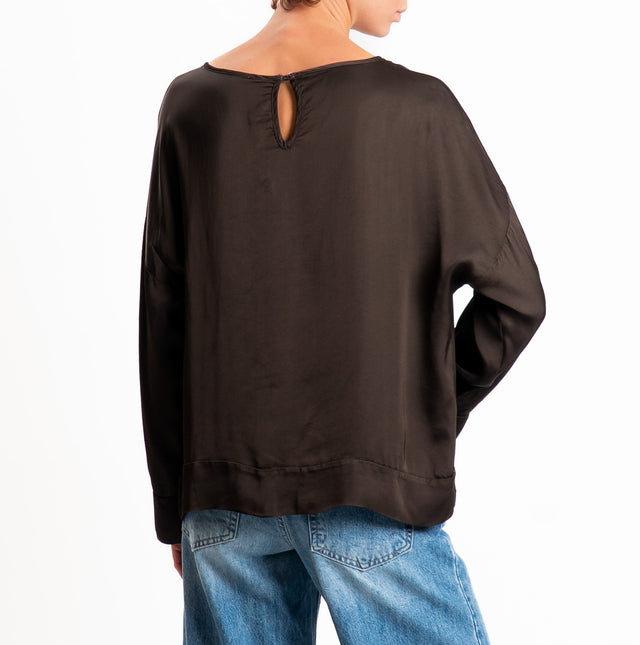 Tensione in-Blusa satin - moka