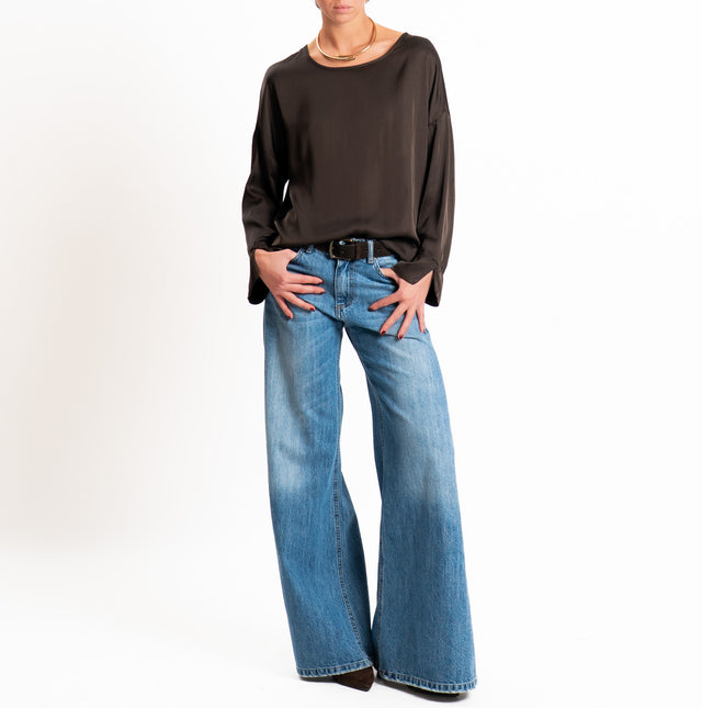 Tensione in-Blusa satin - moka