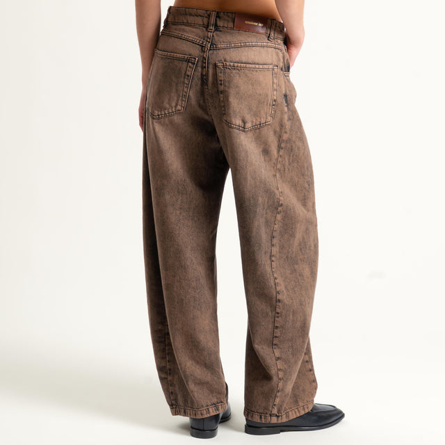 Tensione in-Jeans ANAIS balloon fit - cioccolato