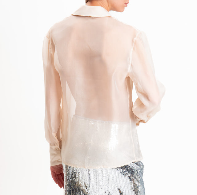 Tensione in-Camicia organza - cipria