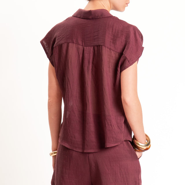 Tensione in-Camicia smanicata in lyocell - india