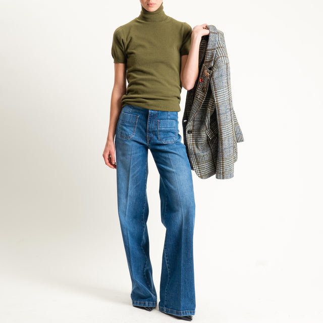 Tensione in-Jeans tasche davanti - denim