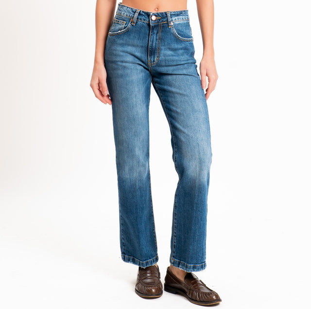Tensione in-Jeans bootcut elasticizzato- denim