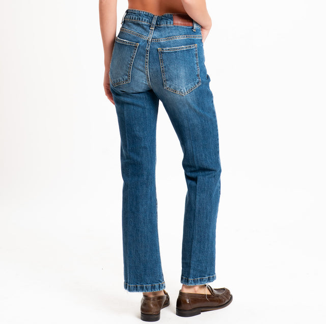 Tensione in-Jeans bootcut elasticizzato- denim