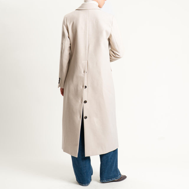 Tensione in-Cappotto misto lana doppiopetto - cacha