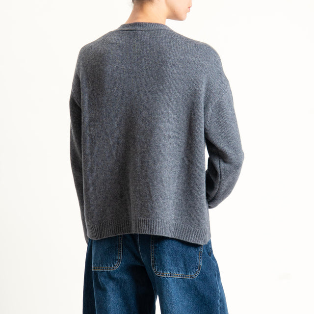 Tensione in-Cardigan misto cashmere - antracite