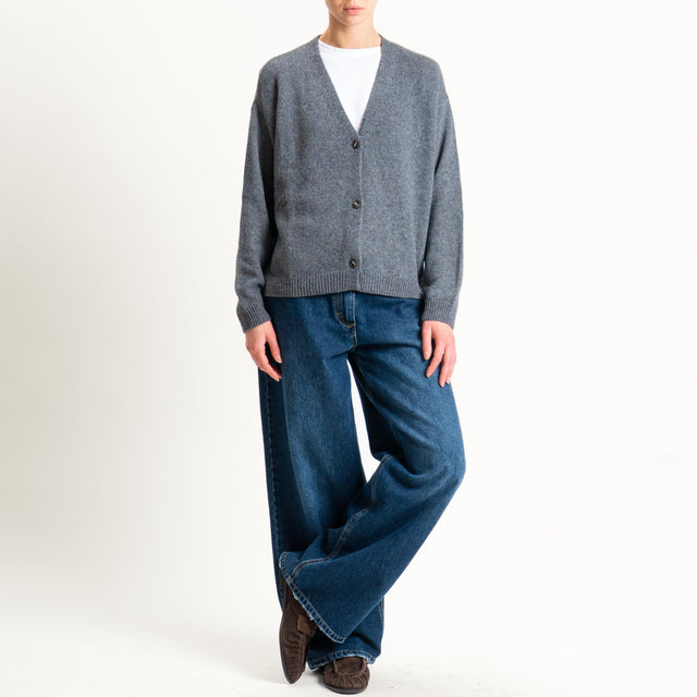 Tensione in-Cardigan misto cashmere - antracite