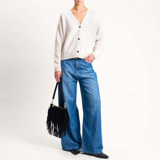 Tensione in-Cardigan misto cashmere - burro