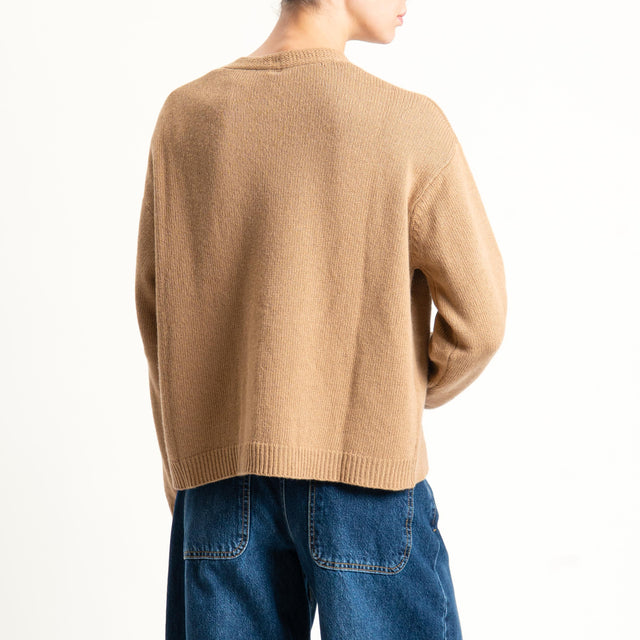 Tensione in-Cardigan misto cashmere - camel