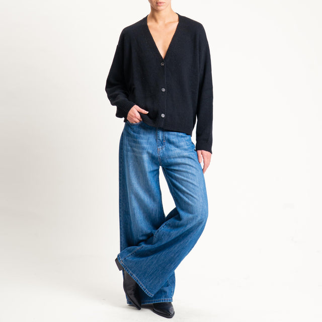 Tensione in-Cardigan misto cashmere - nero