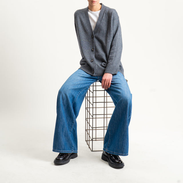 Tensione in-Cardigan misto cashmere - antracite