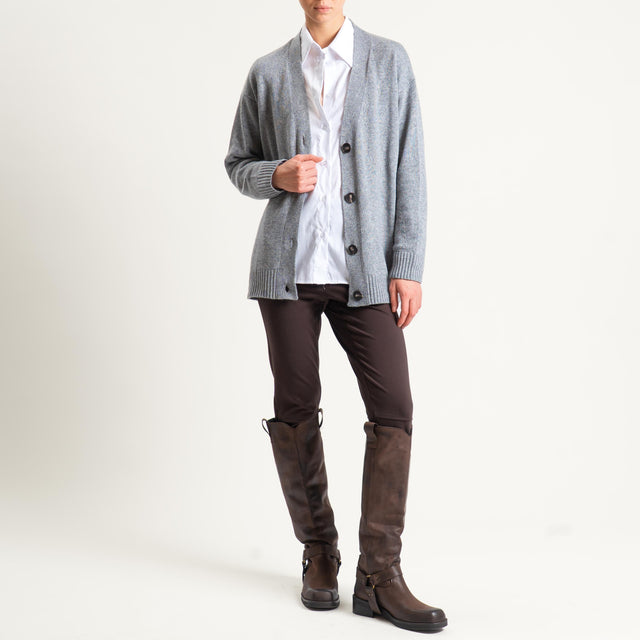 Tensione in-Cardigan misto cashmere - grigio