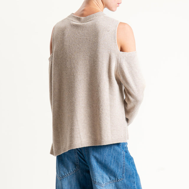 Tensione in-Maglia cut out misto cashmere - cacha