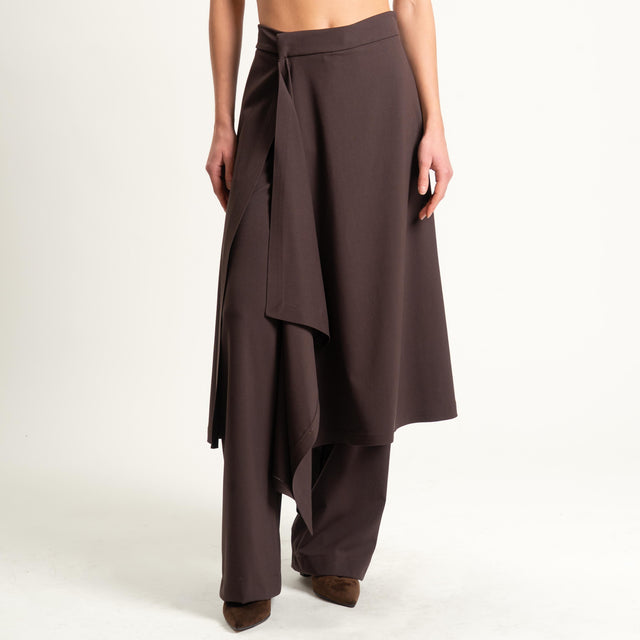 Tensione in-Pantalone portafoglio - moro