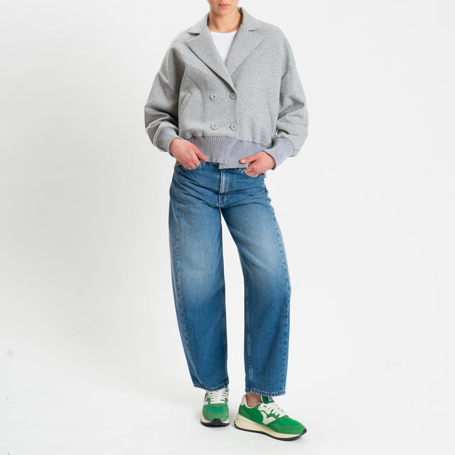 Tensione in-Giacca bomber punto milano - grigio