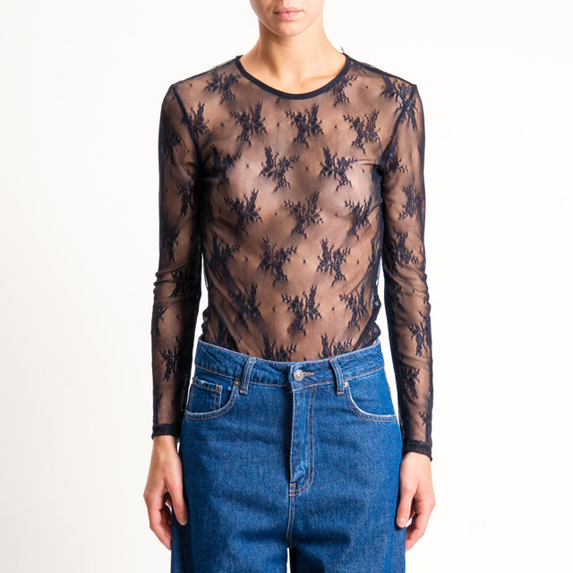 Tensione in-Body in pizzo - nero