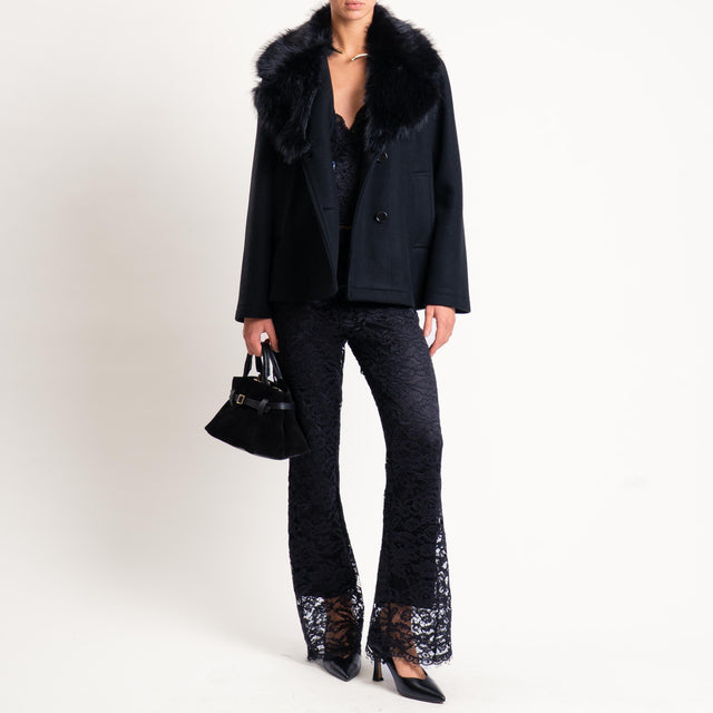 Tensione in-Pantalone in pizzo - nero