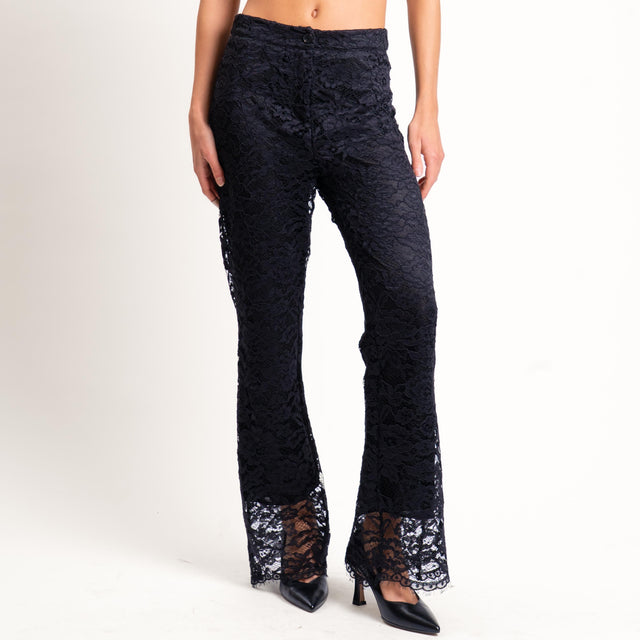 Tensione in-Pantalone in pizzo - nero