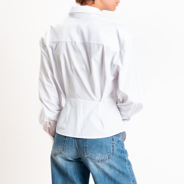 Tensione in-Camicia con spalline - bianco