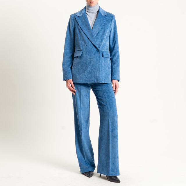 Tensione in-Giacca velluto 500 righe tessuto elasticizzato - jeans