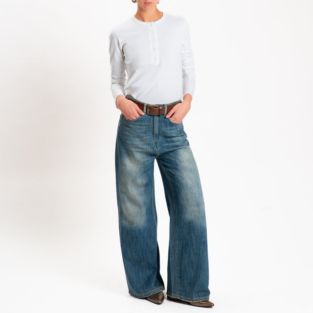 Tensione in-Jeans GIUSI LEGEND wide leg - denim