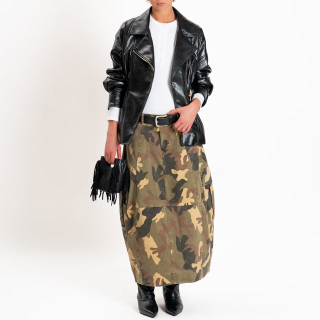 Tensione in-Gonna cargo camouflage - militare/beige/nero