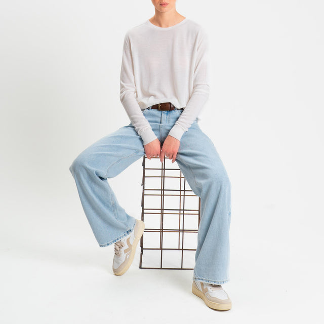 Tensione in-Maglia scatola 100% LANA MERINO - panna