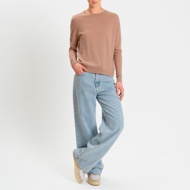 Tensione in-Maglia scatola 100% LANA MERINO - rosa