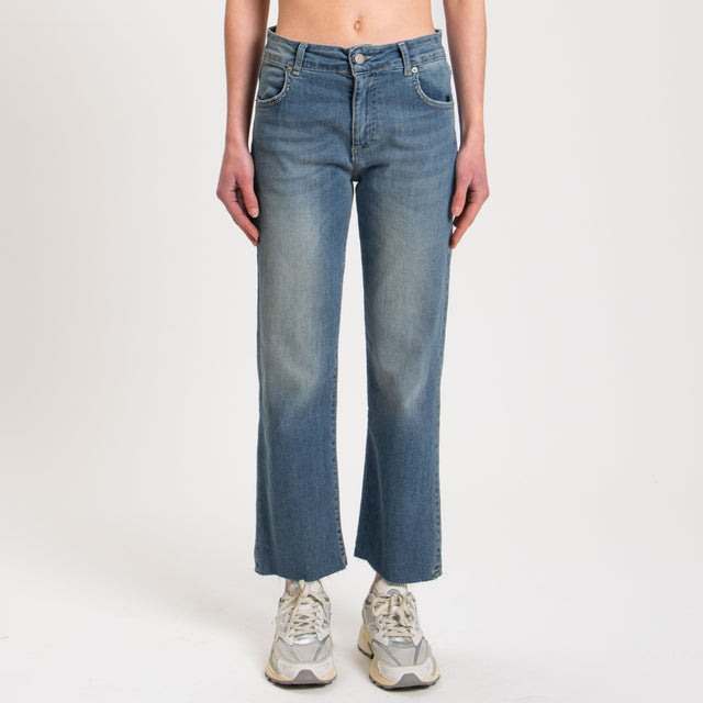 Tensione in-Jeans NOAH flared cropped - denim
