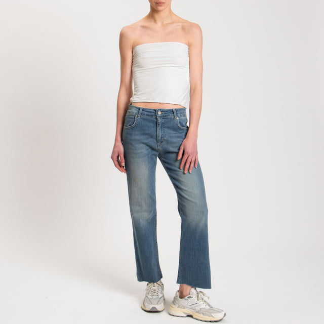 Tensione in-Jeans NOAH flared cropped - denim