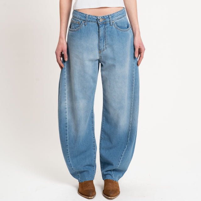 Tensione in-Jeans barrel tela slegata - denim