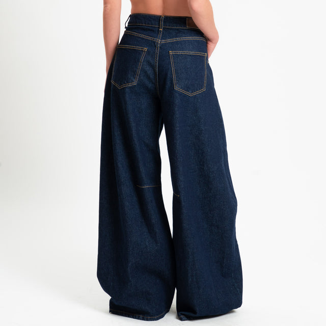 Tensione in-Jeans LOUVRE barrel relaxed fit - denim scuro