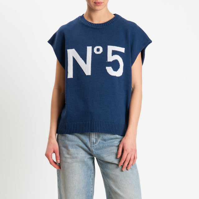 Tensione in-Gilet N5 - blu/white