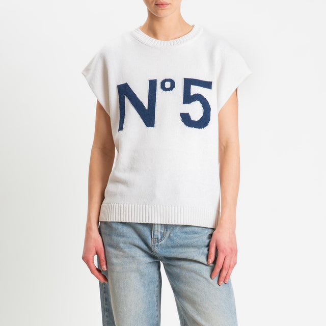 Tensione in-Gilet N5 - white/blu