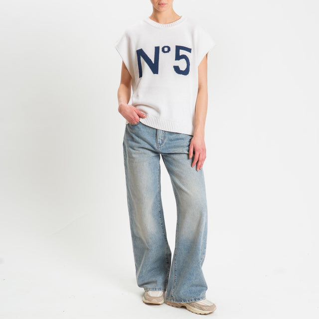 Tensione in-Gilet N5 - white/blu