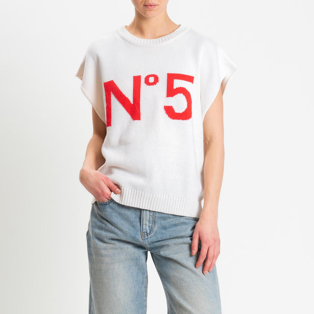 Tensione in-Gilet N5 - white/red