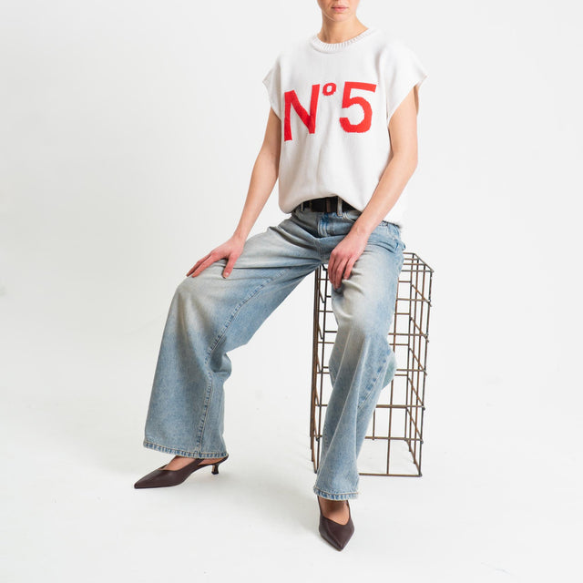 Tensione in-Gilet N5 - white/red