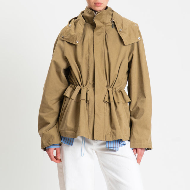 Tensione in-Giacca cappuccio rimovibile - sabbia