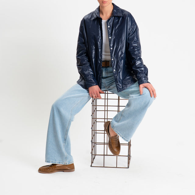 Tensione in-Giacca camicia aspes 100 grammi - blu