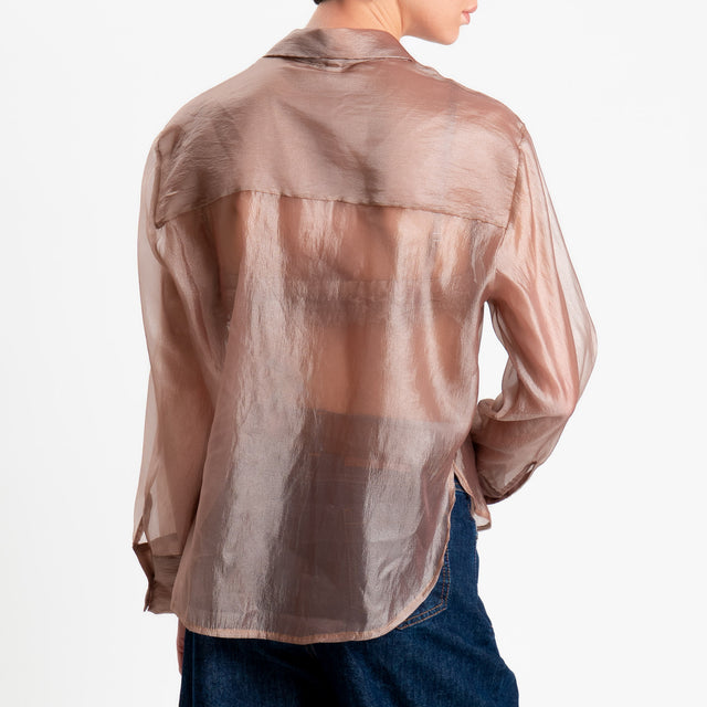Tensione in-Camicia + Top in pizzo - bronzo