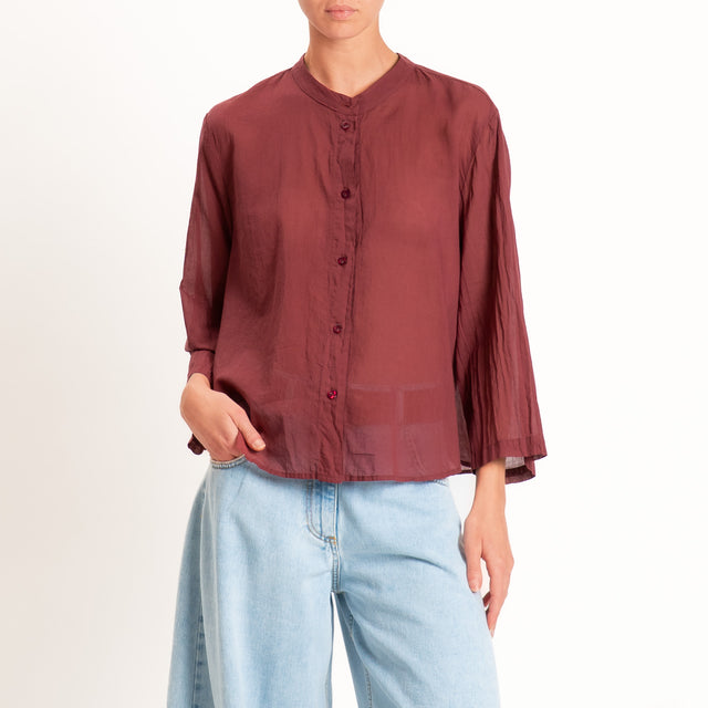 Tensione in-Camicia mussola manica 3/4 - india
