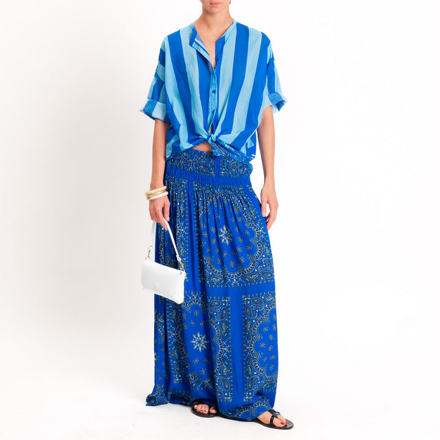 Tensione in-Gonna fantasia bandana - bluette/azzurro