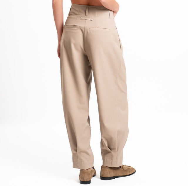 Tensione in-Pantalone misto lana con pinces - cacha