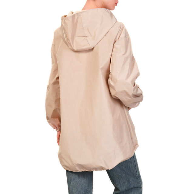 Chaqueta impermeable con capucha Tension in - beige/leche