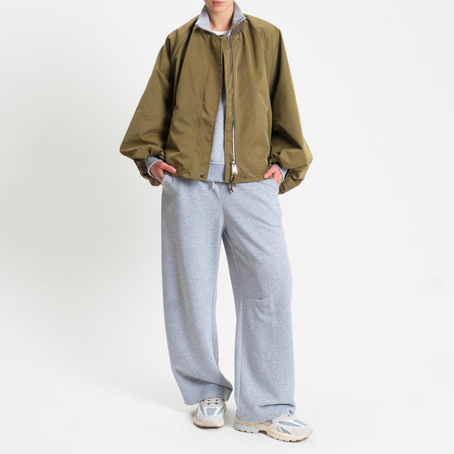 Tensione in-Bomber manica palloncino - militare