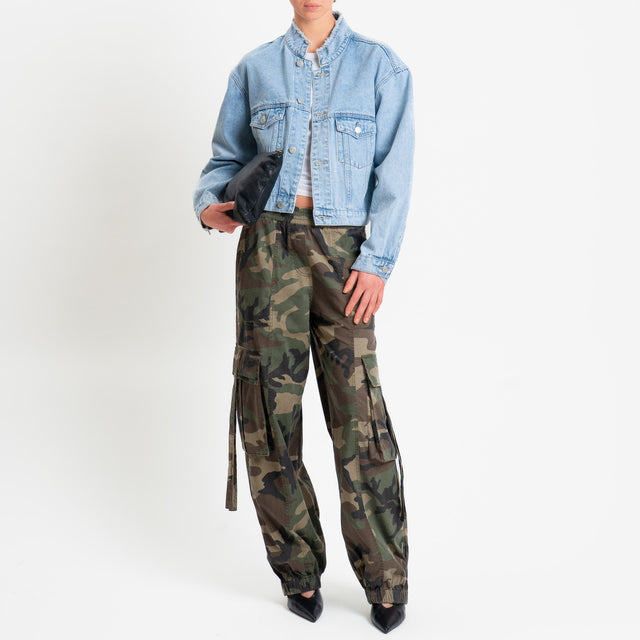 Tensione in-Pantalone cargo camouflage - militare