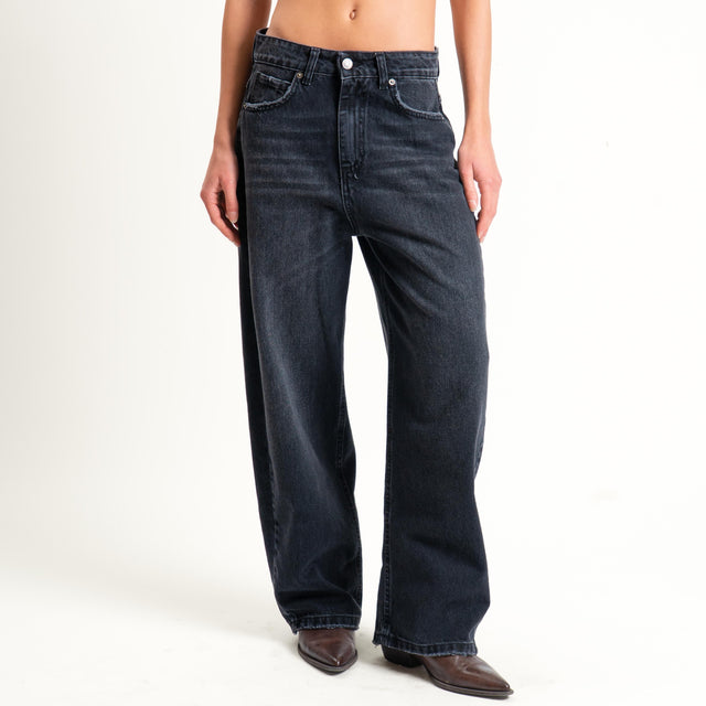 Tensione in-Jeans SIA wide leg - denim nero